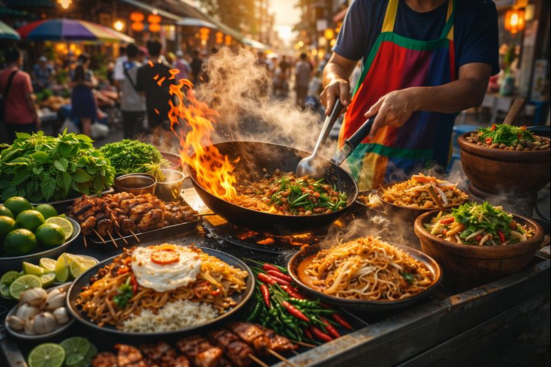Wok Fire and Midnight Smoke: Thailand’s Street Food Revolution